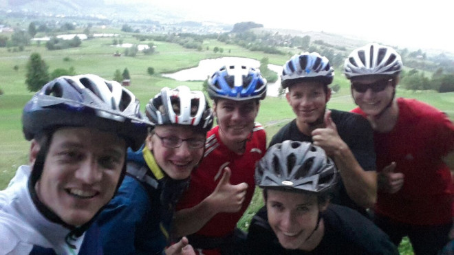 Velotour ins Wasser gefallen