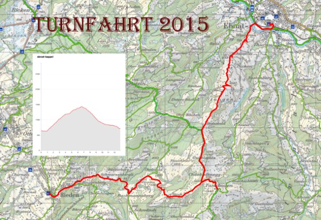 Online Anmeldung Turnfahrt vom 19. & 20. September 2015