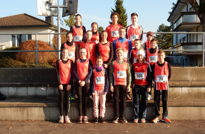 Unsere Leichtathleten am Lachner Weihnachtslauf