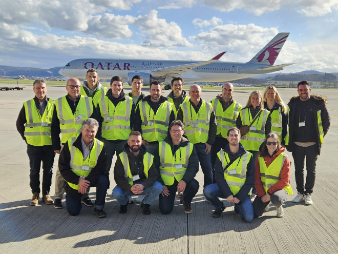 Ehrenmitglieder besichtigten den Flughafen Zürich